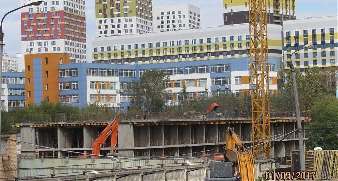 ЖК Аннино Парк, 2-й корпус, монолитные работы - вид со стороны Варшавского шоссе Квартирный контроль