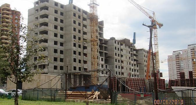 ЖК Квартал 38А, 9-й корпус - монолитные работы, вид с улицы Эльдара Рязанова Квартирный контроль