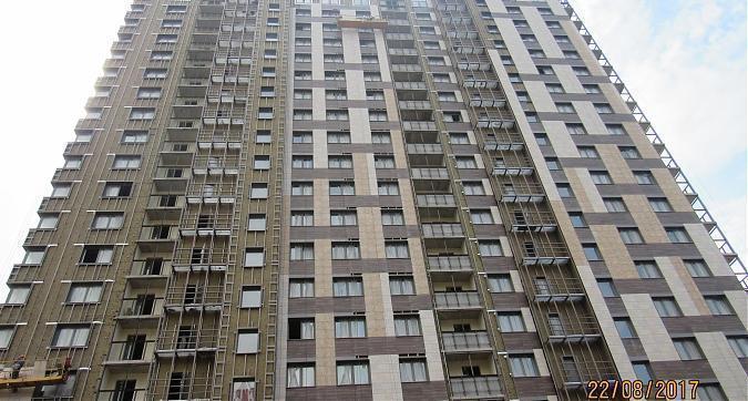 ЖК Поколение, 1-й корпус, облицовочные работы - вид со стороны Нововладыкинского проезда , фото 2 Квартирный контроль