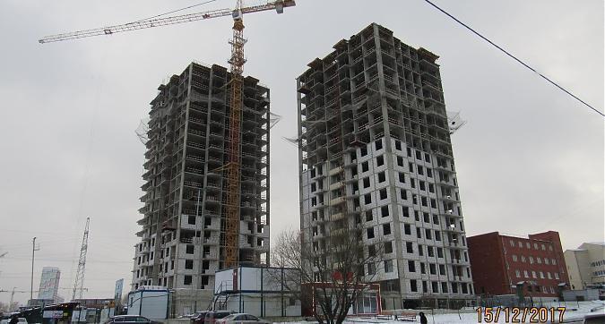 ЖК Барбарис (Комплекс апартаментов Барбарис) - монолитные и отделочные работы, вид с Бибиревской улицы, фото 5 Квартирный контроль