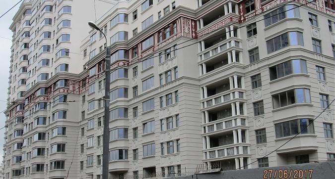 ЖК Донской Олимп - вид с 1-го Рощинского проезда на корпус А Квартирный контроль