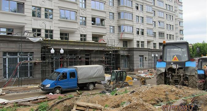 ЖК Донской Олимп - вид с 1-го Рощинского проезда на корпус А Квартирный контроль