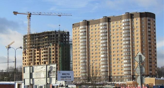 ЖК Афродита - вид на корпуса 2 и 3 со стороны Пироговского шоссе Квартирный контроль