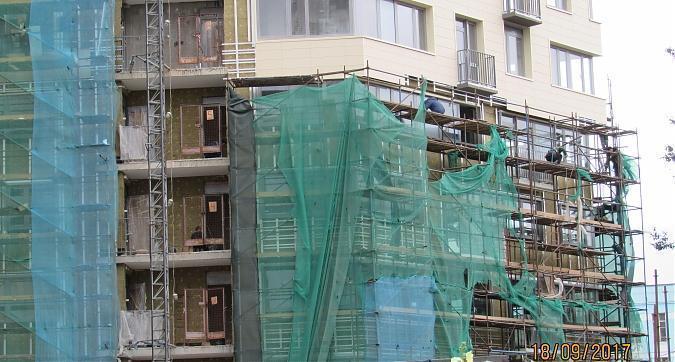 Жилой дом на улице Коминтерна, облицовочные работы - вид со стороны улицы Коминтерна, фото 8 Квартирный контроль