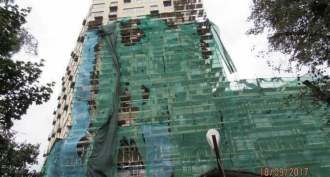 Жилой дом на улице Коминтерна, облицовочные работы - вид со стороны улицы Коминтерна, фото 6 Квартирный контроль