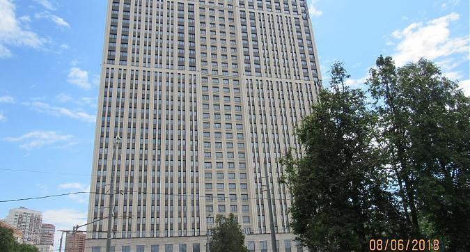 ЖК The MID, фасадные работы - вид с Ленинского проспекта, фото 3 Квартирный контроль
