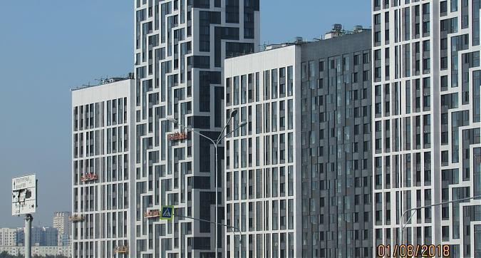 ЖК Город на реке Тушино - 2018, первая очередь строительства - вид с Проектируемого проезда №5484, фото 2 Квартирный контроль