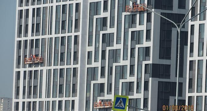 ЖК Город на реке Тушино - 2018, первая очередь строительства - вид с Проектируемого проезда №5484, фото 3 Квартирный контроль