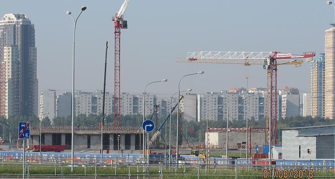 ЖК Город на реке Тушино - 2018, вторая очередь строительства - вид с Проектируемого проезда №5484, фото 3 Квартирный контроль