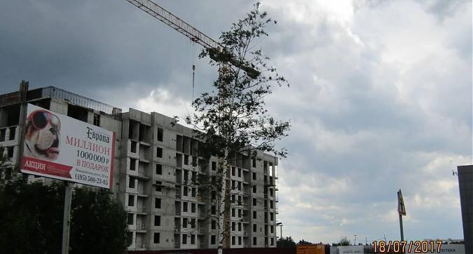 ЖК Ильинские луга - вид на строящийся корпус 38 с северо-восточной стороны Квартирный контроль