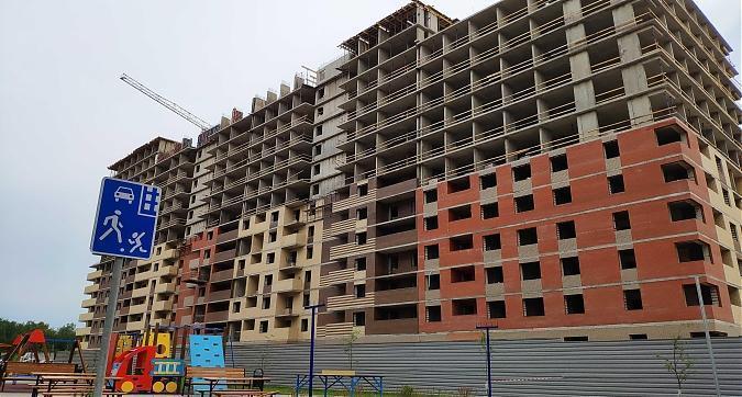 ЖК Новое Пушкино, вид на корпус 15 с ул. Просвещения, фото 9 Квартирный контроль
