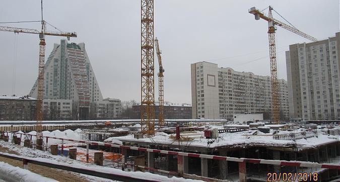 ЖК Новочеремушкинская, 17, 3-й корпус - монолитные работы, вид с Новочеремушкинской улицы, фото 2 Квартирный контроль
