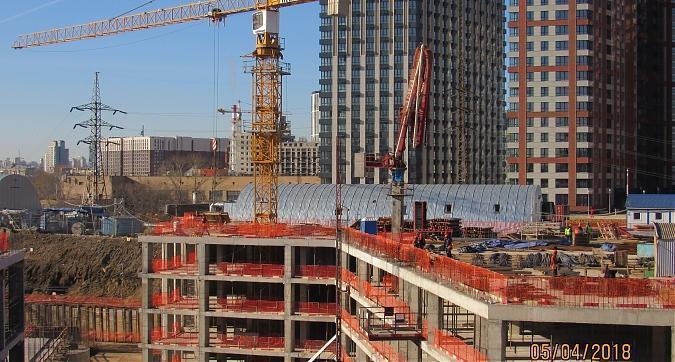 ЖК Сердце Столицы, 2-я очередь строительства, монолитные работы - вид с 1-го Силикатного проезда, фото 1 Квартирный контроль