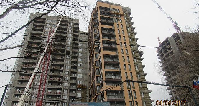 ЖК Родной город. Каховская, 2-й корпус - вид с Внутреннего проезда Квартирный контроль