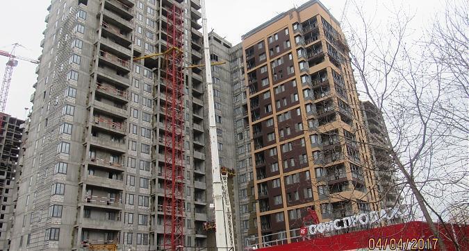 ЖК Родной город. Каховская, 2-й корпус - вид с Внутреннего проезда Квартирный контроль