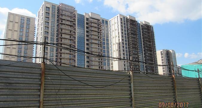 ЖК RedSide (РедСайд), 1-й и 5-й корпуса - вид со стороны улицы Сергея Макеева Квартирный контроль