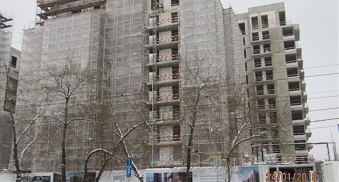 ЖК Вавилова 4, отделочные работы - вид с улицы Вавилова, фото 2 Квартирный контроль