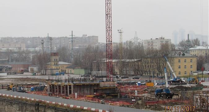 ЖК Западный порт, монолитные работы - вид со стороны Заречной улицы, фото 1 Квартирный контроль