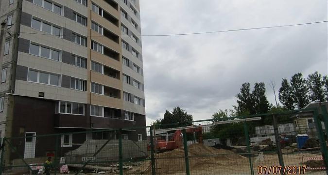 ЖК Москвич - вид на строящийся корпус 4 со стороны Центральной улицы Квартирный контроль
