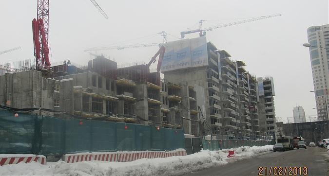 ЖК Квартал 38А - монолитные работы, вид с улицы Эльдара Рязанова, фото 1 Квартирный контроль
