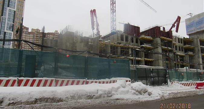 ЖК Квартал 38А - монолитные работы, вид с улицы Эльдара Рязанова, фото 3 Квартирный контроль