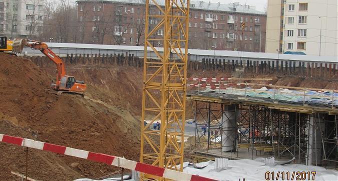ЖК Новочеремушкинская, 17, 3-й корпус - монолитные работы, вид с Новочеремушкинской улицы, фото 6 Квартирный контроль