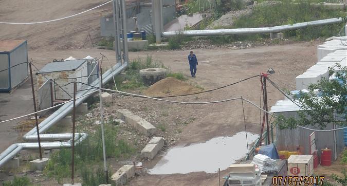 ЖК Лефортово Парк, подготовка территории к строительным работам - вид с Красноказарменной улицы Квартирный контроль