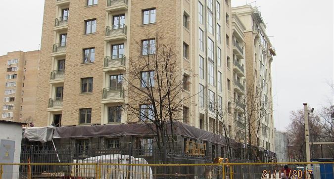 ЖК Клубный дом Аристократ (Вересаева 11), фасадные работы - вид с улицы Вересаева, фото 6 Квартирный контроль