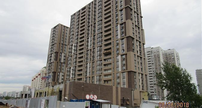 ЖК Пикассо - фасадные работы, вид с Мичуринского проспекта, фото 1 Квартирный контроль