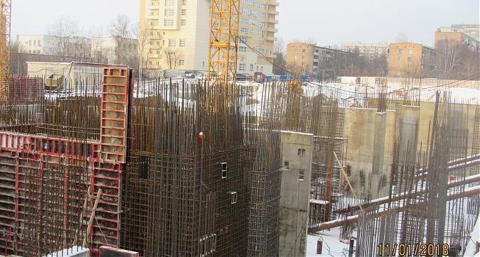 ЖК Серебряный парк (Паршина, 10) - монолитные работы, вид с улицы Паршина, фото 6 Квартирный контроль