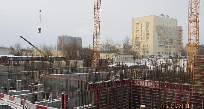 ЖК Серебряный парк (Паршина, 10) - монолитные работы, вид с улицы Паршина, фото 7 Квартирный контроль