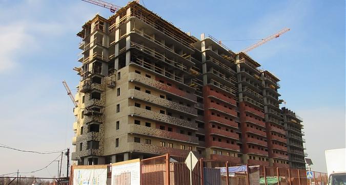 ЖК Лукино-Варино, корпус 48-8 - монолитные работы, вид с улицы Строителей, фото 1 Квартирный контроль