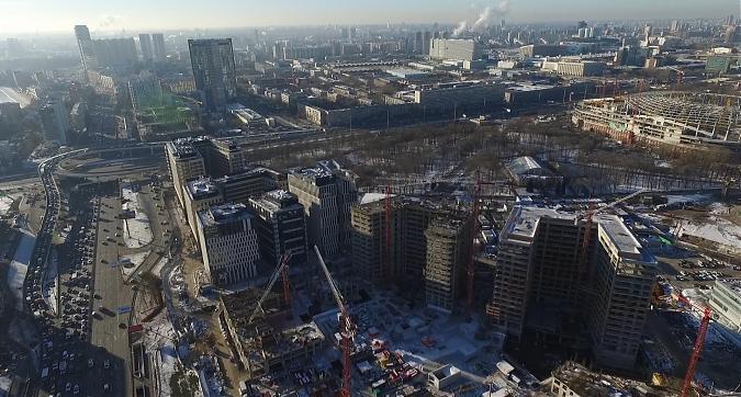 Строительная площадка МФК ВТБ Арена Парк Квартирный контроль