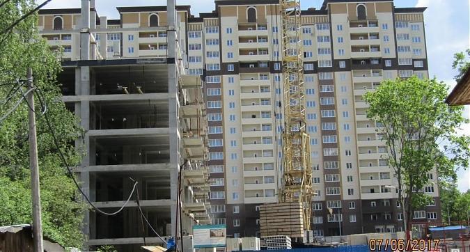  ЖК Авентин - вид на строящийся корпус 2 со стороны Железнодорожной улицы Квартирный контроль