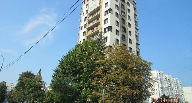 ЖК Дом в Олимпийской деревне, фасадные работы - вид с проезда Олимпийской деревни, фото 1 Квартирный контроль