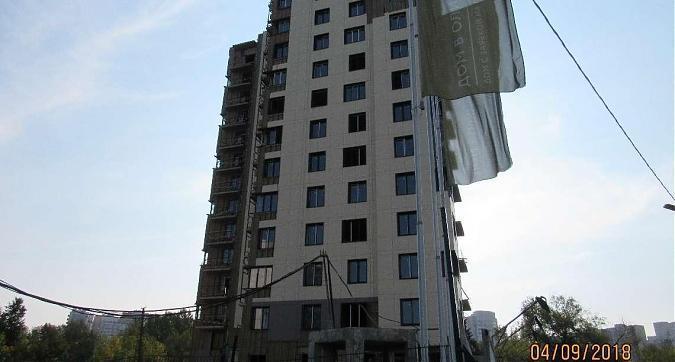 ЖК Дом в Олимпийской деревне, фасадные работы - вид с проезда Олимпийской деревни, фото 5 Квартирный контроль