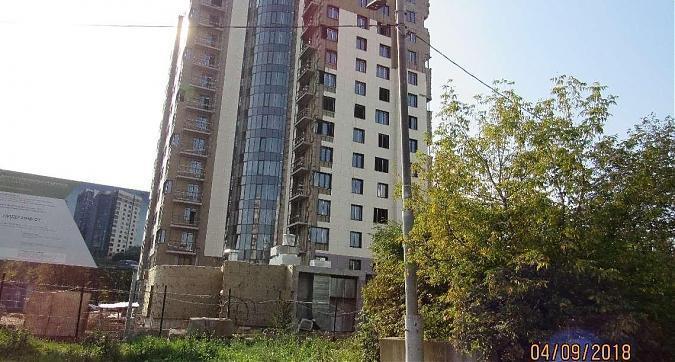 ЖК Дом в Олимпийской деревне, фасадные работы - вид с проезда Олимпийской деревни, фото 7 Квартирный контроль