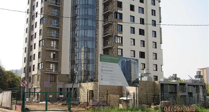 ЖК Дом в Олимпийской деревне, фасадные работы - вид с проезда Олимпийской деревни, фото 9 Квартирный контроль