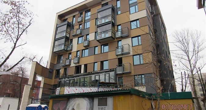 ЖК Два дома 20&20, фасадные работы - вид со стороны 2-го Донского проезда, фото 9 Квартирный контроль