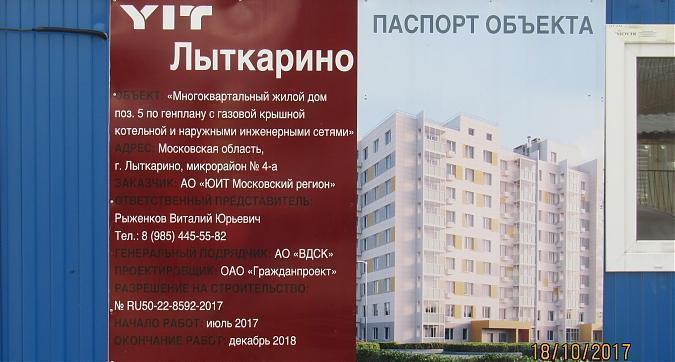 ЖК Лыткарино Хит - паспорт объекта Квартирный контроль