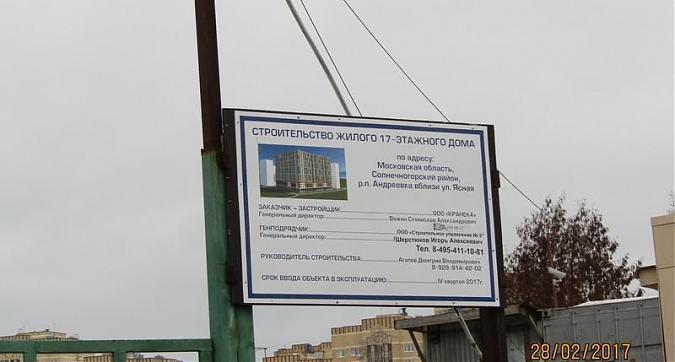 ЖК Андреевка - паспорт объекта Квартирный контроль