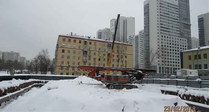 ЖК Атлас-дом. Лидер в Садовниках, котлованные работы - вид с Нагатинской улицы, фото 2 Квартирный контроль