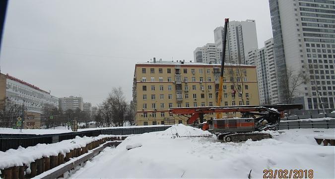 ЖК Атлас-дом. Лидер в Садовниках, котлованные работы - вид с Нагатинской улицы, фото 4 Квартирный контроль