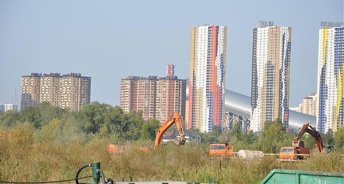 ЖК Мякинино парк - вид на стройплощадку, фото 3 Квартирный контроль