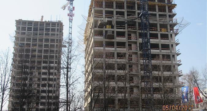 ЖК Родной город. Воронцовский парк - вид на 4-й и 1-й корпуса с улицы Наметкина Квартирный контроль