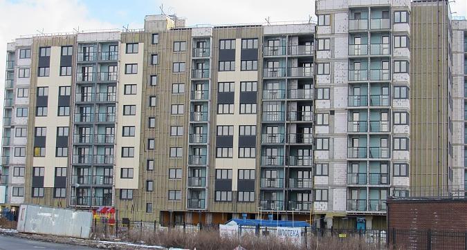 ЖК Андерсен, корпус 55, фасадные работы, вид с ул. Буковая аллея, фото - 5 Квартирный контроль