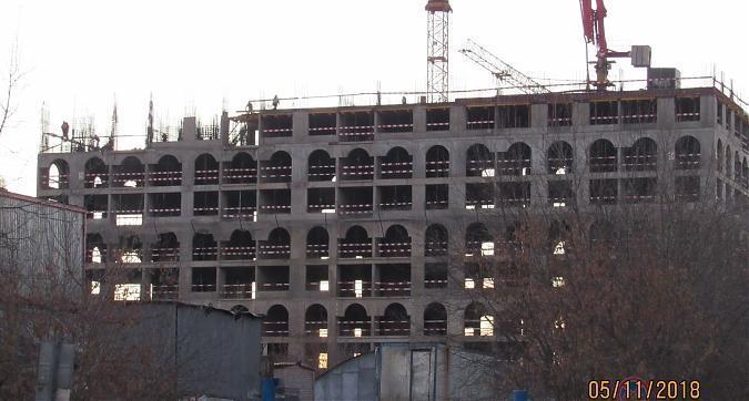 ЖК Серебряный парк (Паршина, 10), монолитные работы, вид с улицы Паршина, фото -2 Квартирный контроль