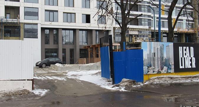 ЖК HeadLiner (Хедлайнер), строительство 1 очереди, отделочные работы, вид с Мукомольного пр-да, фото - 8 Квартирный контроль