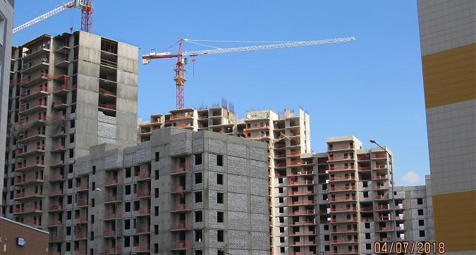 ЖК Новокосино 2, 16-й корпус, монолитные работы, выкладка наружных стен - вид с Юбилейного проспекта, фото 2 Квартирный контроль