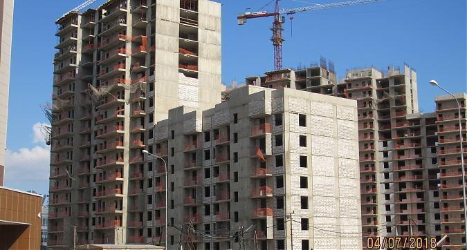 ЖК Новокосино 2, 16-й корпус, монолитные работы, выкладка наружных стен - вид с Юбилейного проспекта, фото 4 Квартирный контроль